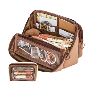 Large Capacity Pencil Organizers Lovely Simple Pen Bag Aesthetic Pencil Case School Office Supplies