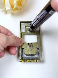 Long Head Marker Pen Deep Hole Markers Pens Multi-purpose Bathroom Woodworking Decoration