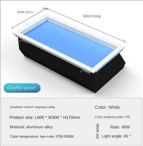 Smart Blue Sky LED Light Ceiling Light Clear Sky Light Sunlight Light Natural Light Skylight Smart Ecosystem