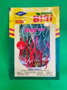 Benih Cabai Keriting Hibrida F1 SIOS TAVI isi 10 gram dari Cap Kapal Terbang MANTAB