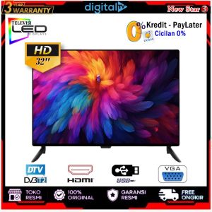 TV LED DIGITAL 32 inch Full HD 1080p Support USB kabel HDMI Bisa Buat Monitor CCTVPC sama Televisi