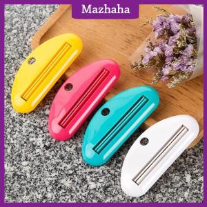 Mazhaha Toothpaste Squeezer Manual Squeezed Toothpaste Tube Clips Multifunction Facial Cleanser Dispenser Squeezer Bathroom Accessories