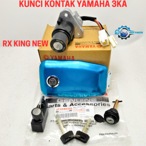 KUNCI KONTAK SET YAMAHA 3KA MOTOR RX KING NEW PLUS TUTUP TANGKI KONCI 1 SET KEYSET KUALITAS ORI