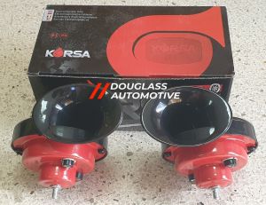 KORSA Fanfaren snail type 60B 12V and 24V (WITH OPTIONAL: RELAY SOCKET AND AUTOWIRE)
