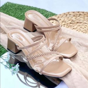 High Heels CHLOE Sandal Wanita Simpel & Elegan Chungky Hils Casual Korean Style
