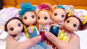 Princess Doll Toys Set 6/12/18/24PCS with Movable Joints for Kids Girls Birthday Gift 12cm Figure