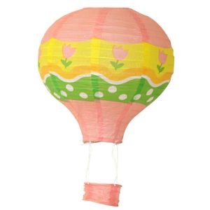 Khinh khí cầu giấy -đèn lồng khinh khí cầu hoạ tiết trang trí TếtNoelNoentiệc cưới khu vui chơilớp học mầm non-SHOPE