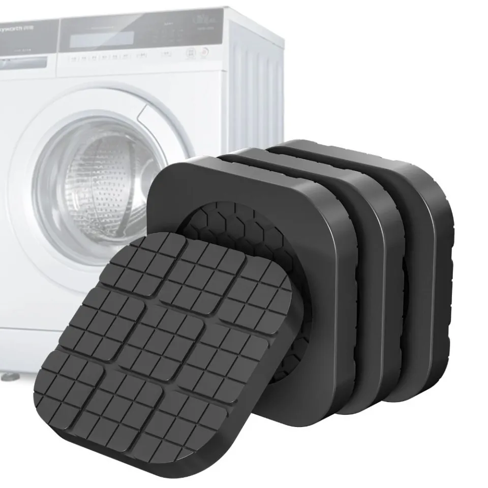 silent feet anti vibration pads for washing machines and dryers Anti-Walk Silent Feet Washing Machine Pads main image 0