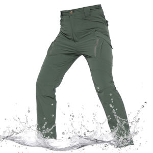PLOVER Mens Tactical Cargo Pants quick dry pants Multiple Pocket Military Male Trousers Outdoor Joggers Pant Plus Size Tacitcal Pants Men