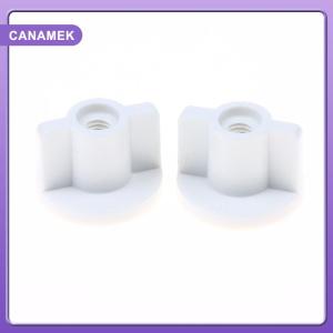 【CANAMEK】 Fixed Replacement Rear Nut White 2.5cm 6MM Fixed Replacement For 6mm Screws Toilet Lid Bottom High Quality