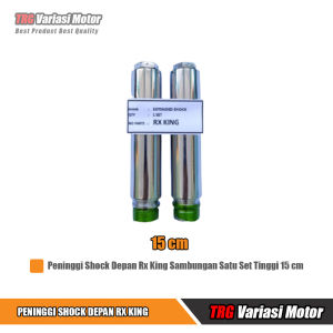 Peninggi Shock Depan Rx King 15 cm Sambungan Shok Skok Sok TRG Satu Set