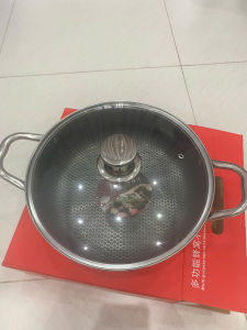 Chảo Tổ Ong 2 Quai Chống Dính Đa Năng 30Cm Chiên Xào Đa Năng Thích Hợp Với Mọi Loại Bếp Tay Cầm Cách Nhiệt Vệ Sinh Dễ