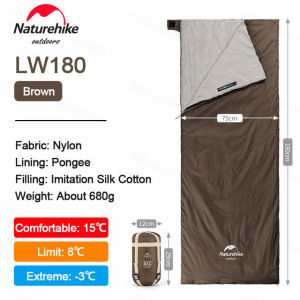 Sleeping Bag Gunung Naturehike LW180 NH21MSD09 Kantong Tidur Camping Sleping Bag Sliping Bag SB Hangat