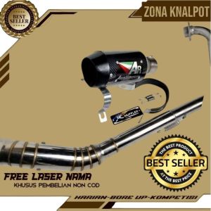 Knalpot Austin Raxing karbon untuk cbr150/fu/mx/vixion/sonic/r15/gsx150/all motor bebek DLL