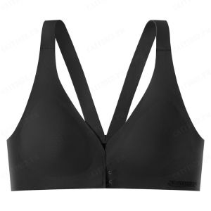 Push Up Front Button Bra Ultra Thin Seamless Bra