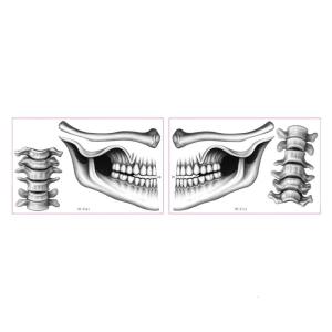 Quick Halloween Clown Mouth Body Art Sticker Easy Apply Washable Temporary Face Art For Haunting House Event