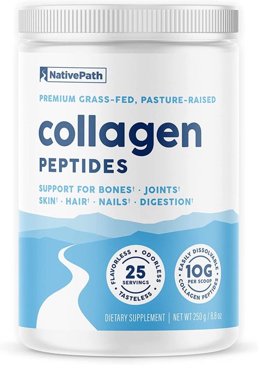 NativePath Collagen Peptides Protein Powder for Skin, Hair, Nails ...