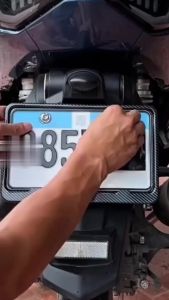 susanlifeshop Motorcycle Plate Holder Protector Plate Cover Universal New LTO Size Plate Number Frame