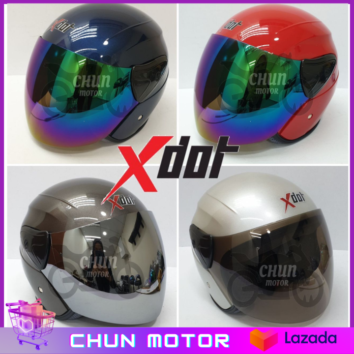 High Quality Motor Helmet XDOT G618 with Visor (Sirim Approved) Xdot