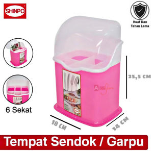 SHINPO SIP 616 FIJI: Tempat Sendok Plastik dengan Tutup