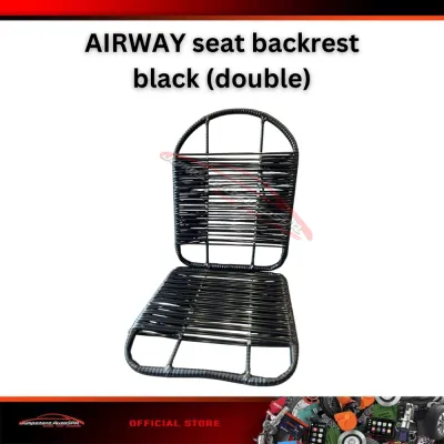 AIRWAY SEAT BACKREST BLACK