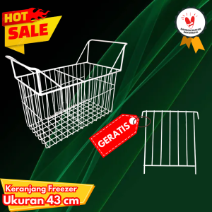 Keranjang freezer ukuran 43x195x31 cm / keranjang freezer box