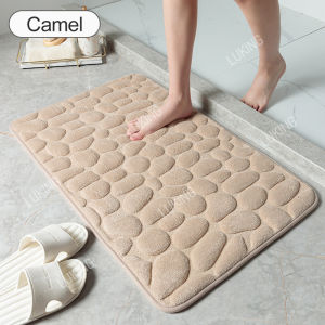 Luking Bathroom Floor Mat Anti Slip Absorbent Quicky Dry Shower Mat Doormats for Home Indoor Entrance Bedroom Toilet Washroom 40X60cm