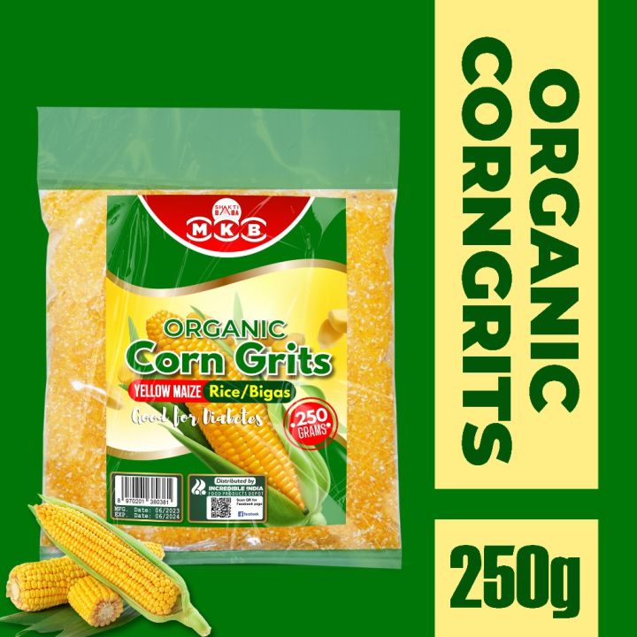 Organic Corn Grits Yellow Maize Rice 250g | Lazada PH