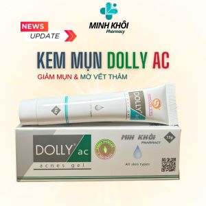 DOLLY AC Acnes Gel 15g - Dưỡng da ngừa mụn ngừa thâm mờ sẹo do mụn - chính hãng GAMMA