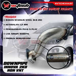 WTECH Downpipe Innova Fortuner 2kd/Non Vnt