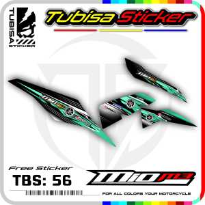 Sticker Striping Variasi Mio M3 - Stiker Striping Motor Mio M3 Desain Racing. TBS.56