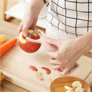 Dao Bào Gọt 2 Đầu MẪU MỚI H142 Tiện Lợi Bào Gọt Rau Củ Quả Trái Cây