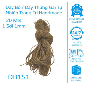 Cuộn Dây Thừng Gai Nhiều Màu 20m – Trang Trí Thủ Công Gói Quà Decor Vintage