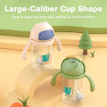 Dr.isla water bottle for baby 300ML sippy cup for baby with handle BPA Free safety buckle baby water bottle training carrier for baby WBP31. 