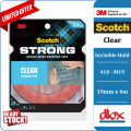 3M Scotch Tape 410-M19 Clear Double Sided Mounting Tape, 19mm x 4m. 