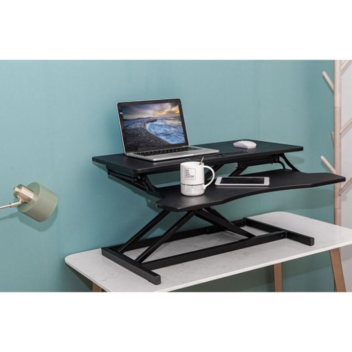 [Fast delivery&COD] [Double Layer]Adjustable height 32" standing desk