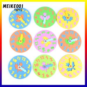 MEIKE001 ของเล่นเพื่อการเรียนรู้ของเด็กตัวต่อจิ๊กซอว์เวลาจำนวนโฟม EVA น่ารัก