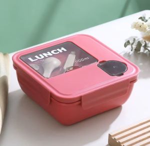 Kotak Makan / Lunh Box Bento Trasparan 1100ml / x BPA FREE