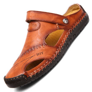 INLIKE COD Import Sport Adventure Outdoor Pantai Sandal Hiking Gunung Pria Slide Sendal Kulit Touring Cowok Dewasa 189