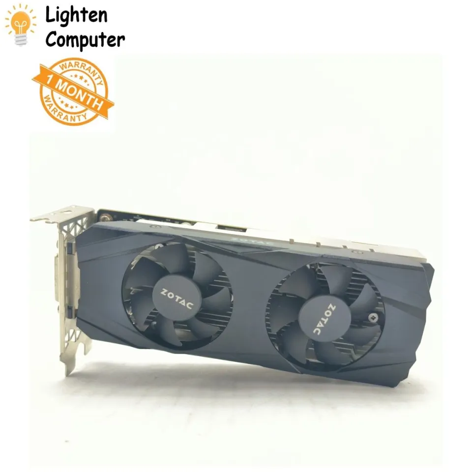 USED】 ZOTAC GTX 1050 Ti Mini Low Profile 4G Graphic Card No