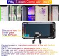 Screen Replacement for iPhone Xs Max 6.5', 3D Touch Display Full Repair kit, Digitizer Assembly with Tools Set, Tempered Glass, Instruction. 