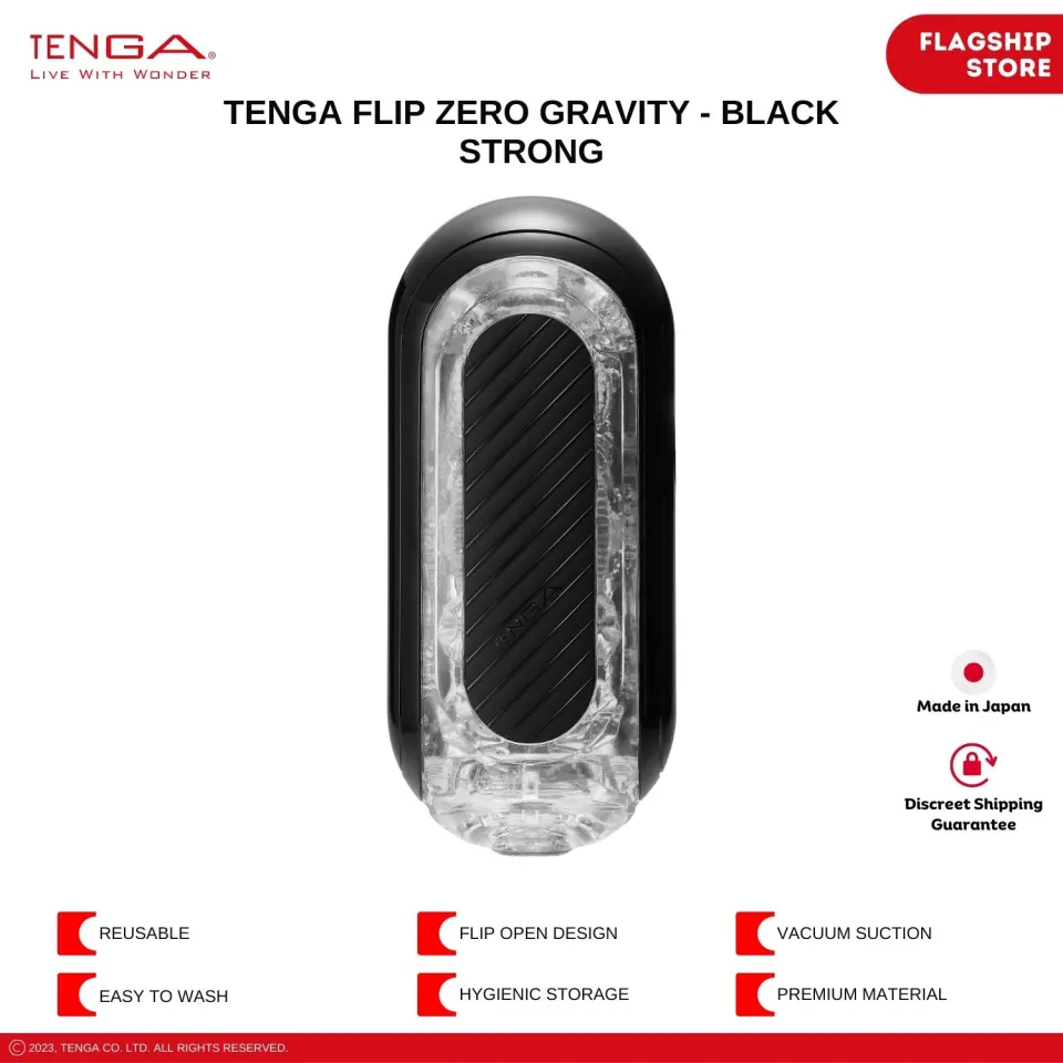 TENGA - Flip Zero Gravity Black Male Mastubator Sex Toy Trainer for Men |  Lazada Singapore