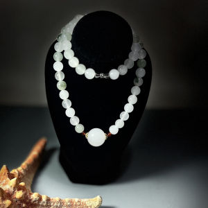 Dây chuyền Nữ chuỗi hạt đá mã não - T0368