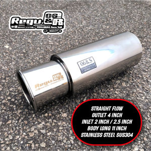 REGU 06 R MUFFLER EXHAUST *SPECIAL OFFER* SILVER COLOR READY STOCK IN MALAYSIA