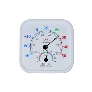 Indoor Analog Thermometer Hygrometer Temperature and Humidity Monitor Gauge for Home Office Bedroom Nursery Greenhouse and Daily Use