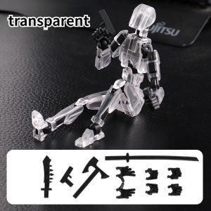 Lucky Action Figure 3D Printed with Full Articulation for Stop Motion Animation Lucky 13 Action Figure Dummy DIY Toys