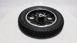 dncnf 12 Inch Electric Wheeair Tire Kit with Inner Tube And Outer Tyre Rim Set Equipment Replacement Pushcart Wheel 62-203 4P6B8