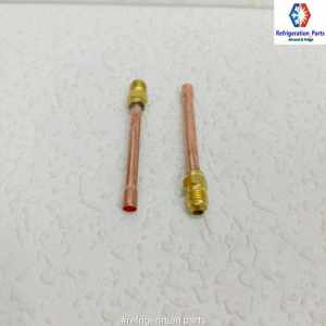 CZ (2pcs) injap penyambung tebal untuk paip tembaga sambungan penghawa dingin 冷气机 内机阀门 连接纳子 喉管 aircond copper pipe joint indoor access valve gas connection pipe with outdoor refrigeration parts & tools sales refrigerant item