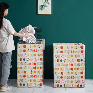 HEYMAN Waterproof Washing Machine Cover 7kg Drying Machine Cover Washing Machine Accessories Top Load & Front Load Washing Machine Cover 9kg 10kg Sunscreen Dust Cover Waterproof Cover Mesin Basuh penutup[Local Stock/Fast Shipping]