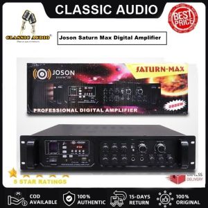 Joson Saturn Max Digital Amplifier By Classic Audio-Super Heavy Duty 4000 Watts x 2 Weight (13Kg) with 1 Year Official Warranty(Original)